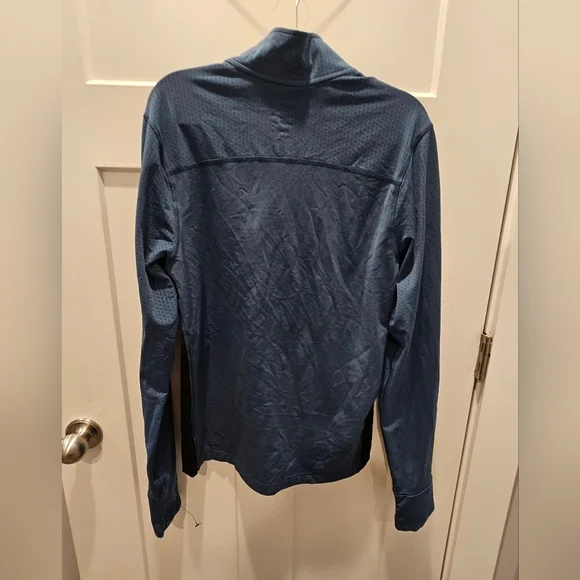 Champion Duo Dry Women’s 1/4 Zip Pullover Blue Black Size Small Long Sleeve Runn - Picture 4 of 13